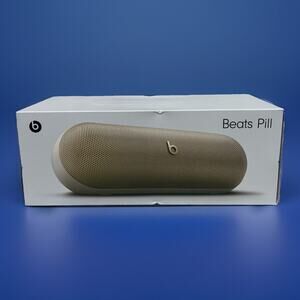 Beats Pill Portable Wireless Bluetooth Speaker Champagne Gold Bronze Brand NEW